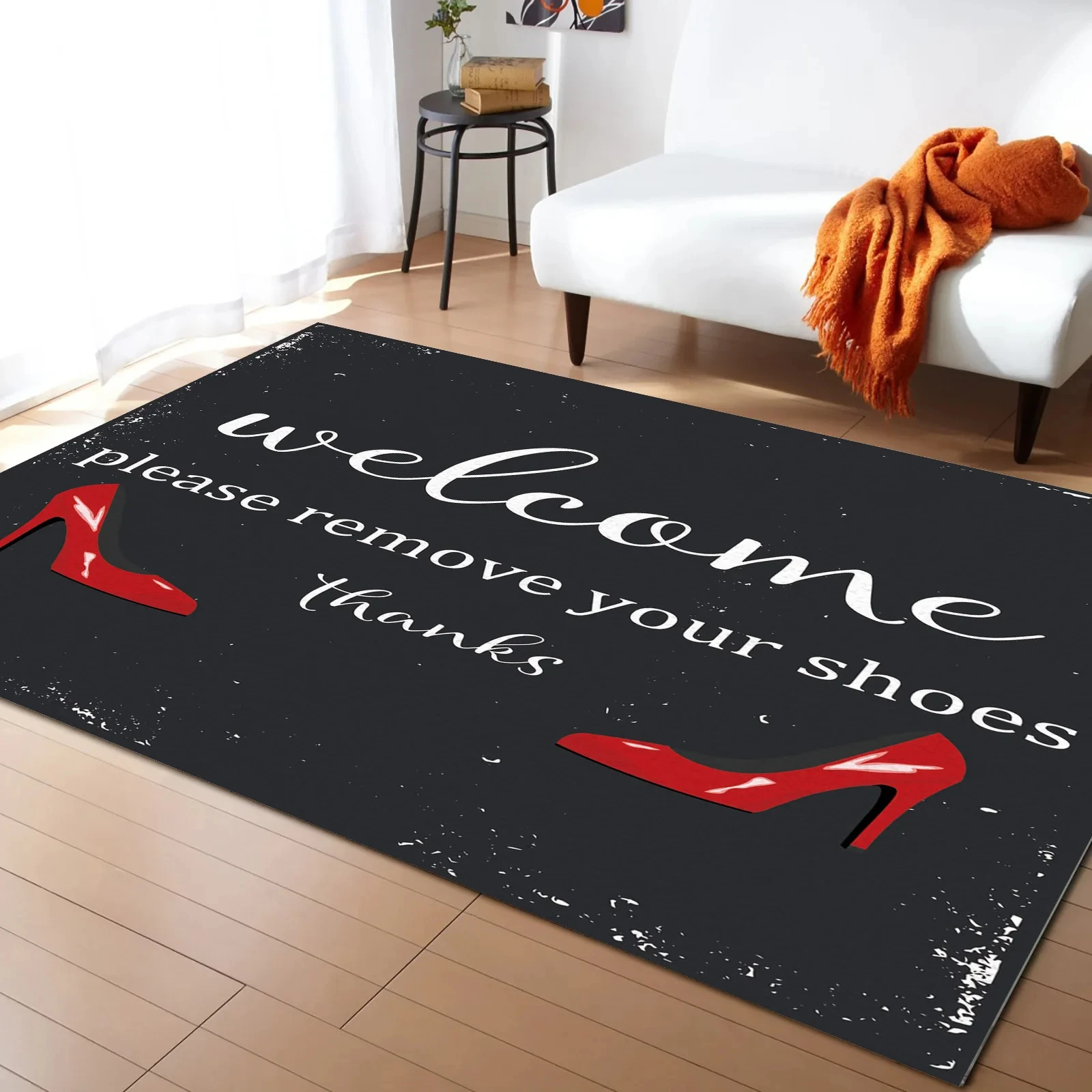 Red High Heel Print Area Rug,  - đánh giá và giá Commercial Printing Supplies