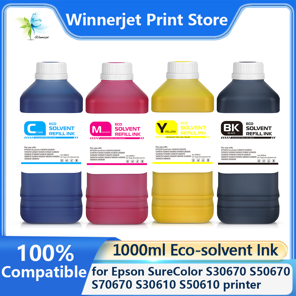 1000ml Eco-solvent Ink for Eps - đánh giá và giá Eco Solvent Ink Cartridge