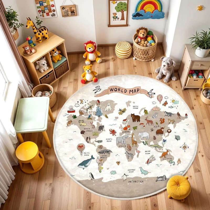  Play Round Floor Mat Animal W - đánh giá và giá Commercial Printing Format