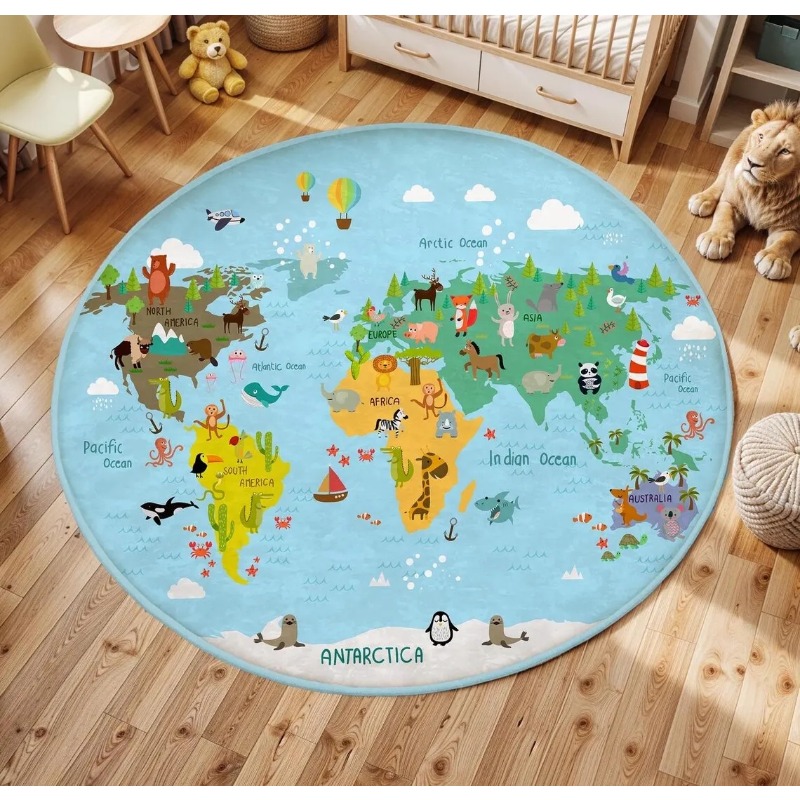  Play Round Floor Mat Animal W - đánh giá và giá Commercial Printing Format