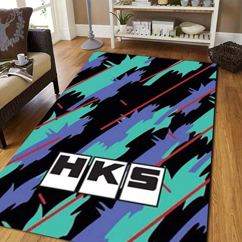 3D Racing H-HKS Print Area Rug - đánh giá và giá Commercial Printing & Packaging Pvt Ltd