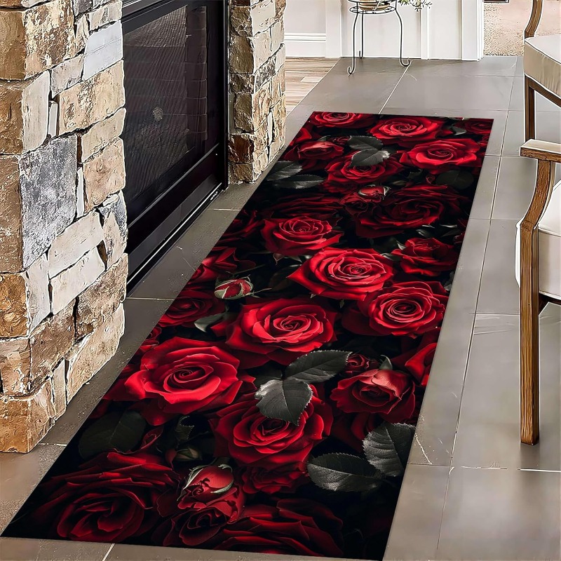 3D Vision Flower Runner Rug Su - đánh giá và giá Commercial Printing Format