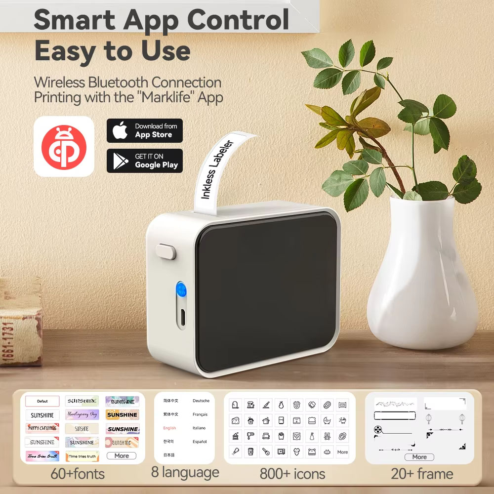 Marklife P15 Portable Thermal  - đánh giá và giá Commercial Printing Machine Price