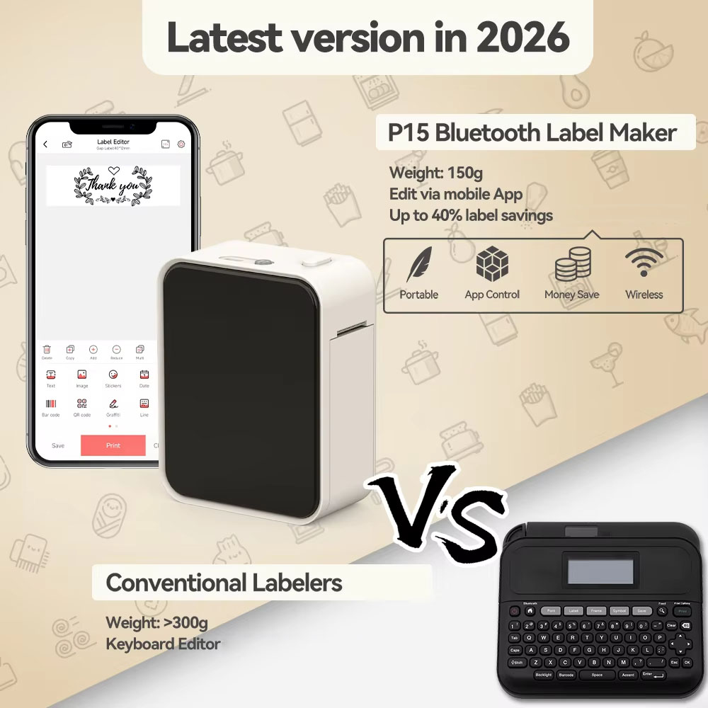 Marklife P15 Portable Thermal  - đánh giá và giá Commercial Printing Machine Price