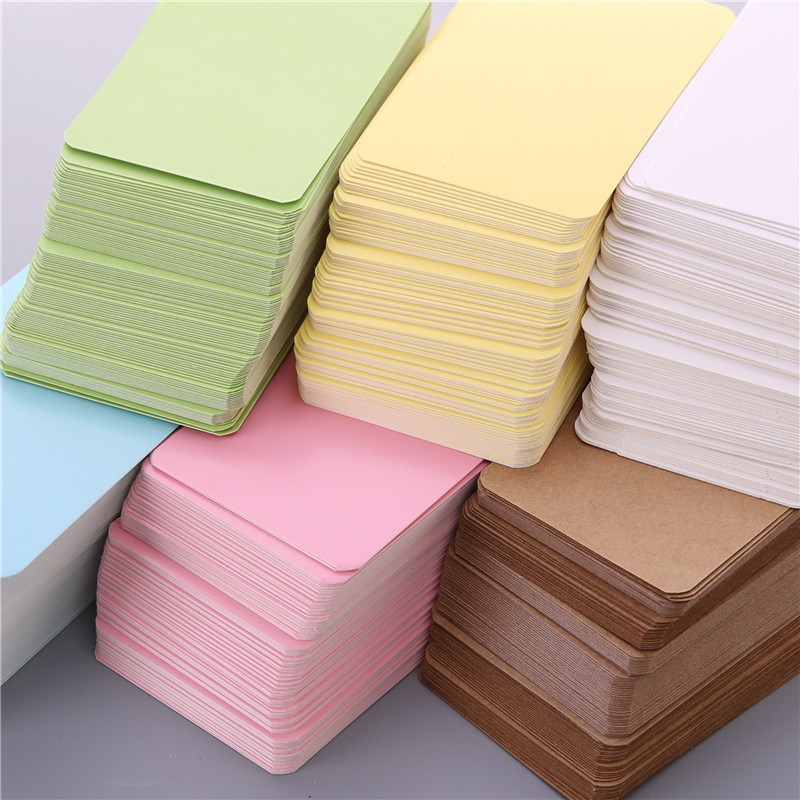 100Pcs 9*5.2cm Blank Card For  - đánh giá và giá Commercial Printing Books
