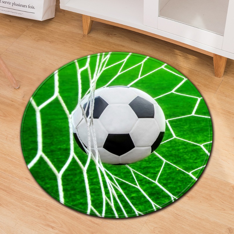 Soccer Theme Round Carpet Spor - đánh giá và giá Commercial Printing Format