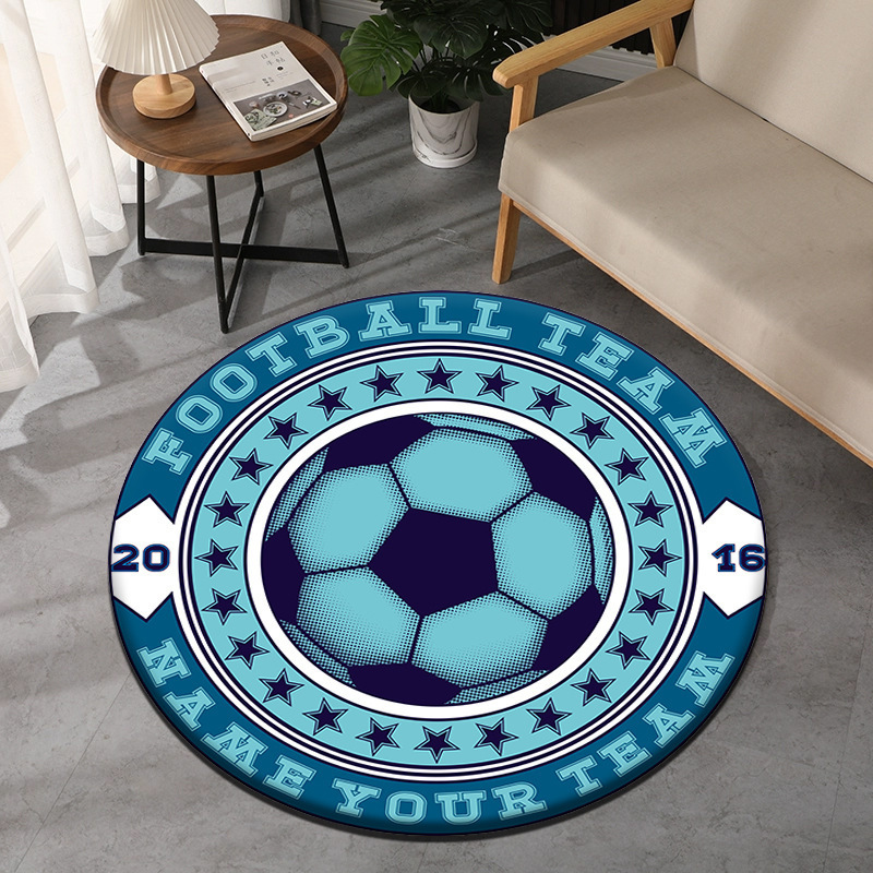 Soccer Theme Round Carpet Spor - đánh giá và giá Commercial Printing Format