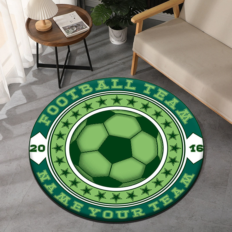 Soccer Theme Round Carpet Spor - đánh giá và giá Commercial Printing Format