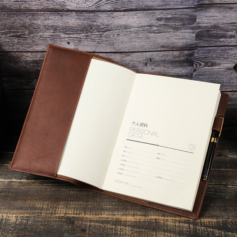 Retro Genuine Leather Book Cov - đánh giá và giá Commercial Printing Books